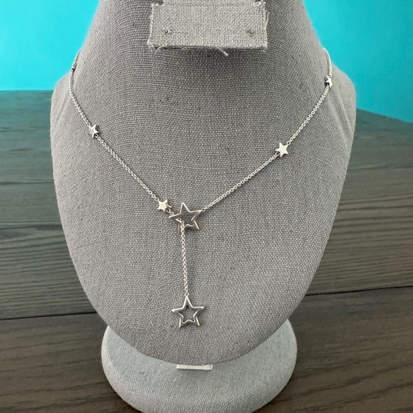 Tiffany & Co. Jewelry - Rare Tiffany & Co. Sterling Silver Star Lariat Pendant Necklace